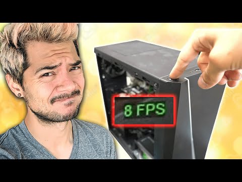 You asked me to build the crappiest PC possible, and I delivered.