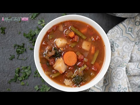 Instant Pot Vegetable Soup: The MOST Flavorful...
