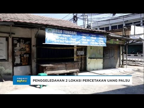 LOKASI PENGGEREBAKAN UANG PALSU SENILAI RP 1,2 M