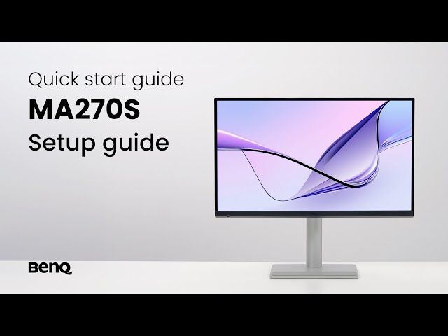 Monitor BenQ MA270S 27" UltraHD 5K 70Hz IPS Nano Gloss Thunderbolt 4 KVM video