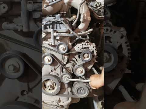 Hyundai (H1) Model 2011-12 Truck diagram of engine belt | Hyundai H1 Engine belt diagram