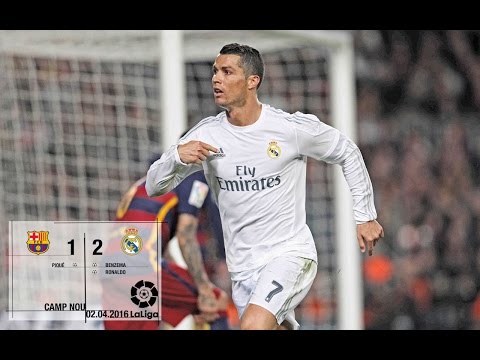 Barcelona 1-2 Real Madrid (La Liga 2015/16, matchday 31)