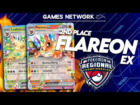 2nd Place Deck Profile: Flareon ex (Tera Box) - Gdańsk Regional Championships (2025) 🔥🍃