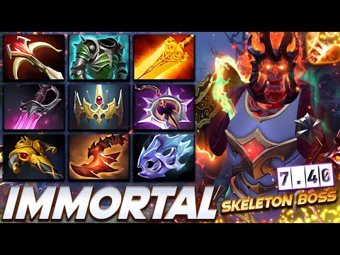 Wraith King Skeleton Madnass - Dota 2 Pro Gameplay [Watch & Learn]