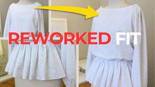 I Had to Rework This Dress After Sewing | White Embroidered Cotton Fail to Fix