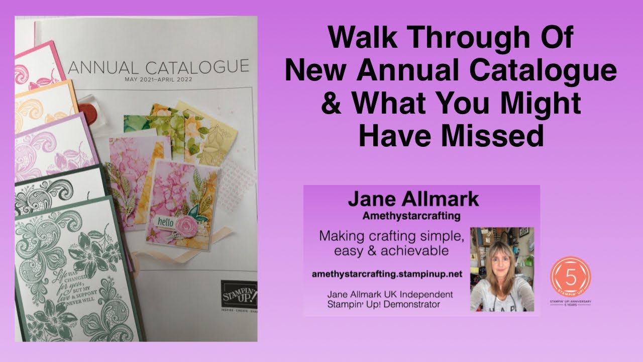Walk through of the new Stampin' Up! Annual catalogue & what you might have missed