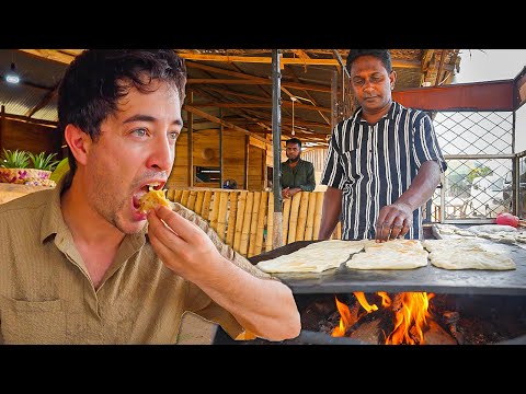 Sri Lankan STREET FOOD in Arugam Bay 🇱🇰 Cuttlefish Curry + Leopard Safari!