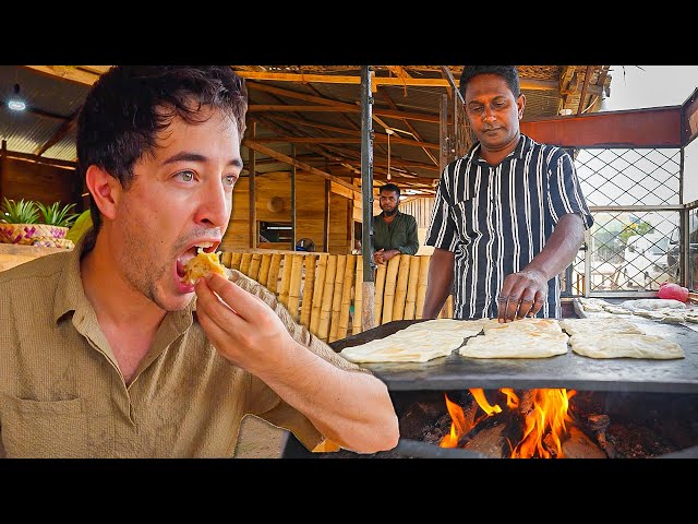 Travel vlog - Sri Lankan STREET FOOD in Arugam Bay 🇱🇰 Cuttlefish Curry + Leopard Safari!