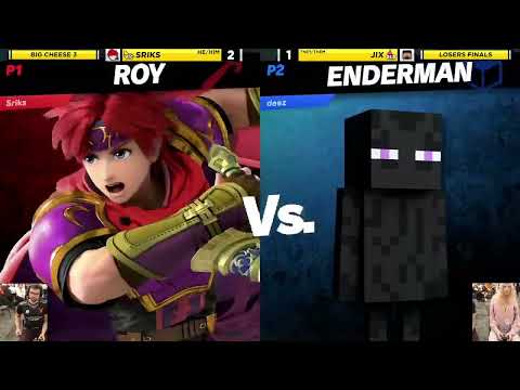 Big Cheese 3 SSBU: Sriks vs Jix (Roy vs Steve) - Losers Finals