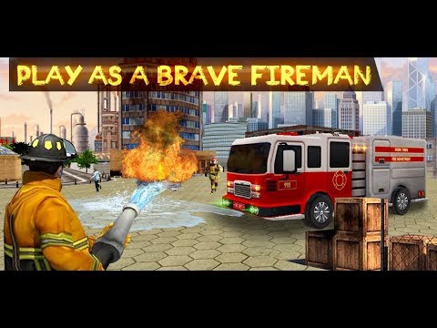 American FireFighter 2018 Android Gameplay | American FireFighter City Rescue