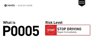 Meaning of OBD p0005
