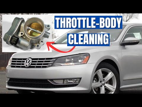 THROTTLE BODY CLEANING (VW Passat CC Tiguan Jetta) DIY