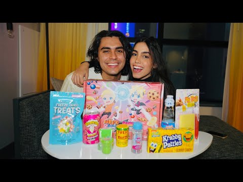 EXPERIMENTANDO OS DOCES MAIS BIZARROS DOS EUA COM MINHA NAMORADA