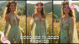 Download lagu AI LookBook: Radiant AI Spring Goddess in 2025 Fashion | MidJourney & Sora mp3