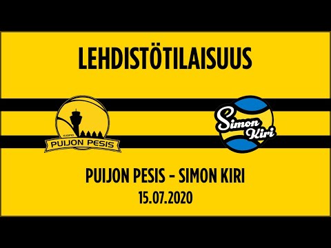 15.07.2020 Lehdistötilaisuus Puijon Pesis - Simon Kiri