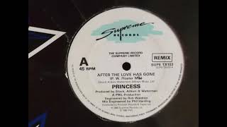 PRINCESS - After The Love Has Gone (P.W. Floater Mix) 1985