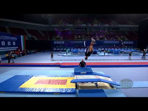 DIBB Bronwyn (NZL) W - 2022 Trampoline Worlds, Sofia (BUL) - Q Double Mini Exercise 1