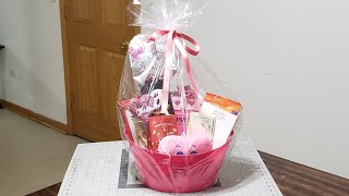 #giftbasket #valentinesgift #giftidea DIY Valentines Gift Basket for him