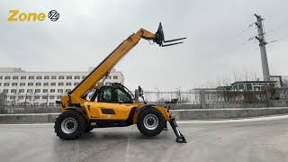 4 Ton Telehandler Demonstration | 3 Steering Modes & Telescopic Boom O