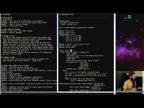 Pushing Pixels with Lisp - Episode 66 - GameJam Post-Mortem