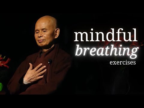 The First 8 Exercises of Mindful Breathing | Teaching by Thich Nhat Hanh | #mindfulness