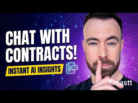 Mastt AI Demo: Chat With Contracts and Get Instant Project Insights