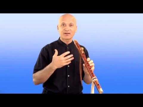 Playing the NA Flute Lesson 2 (Holding the Flute and Breath Types)