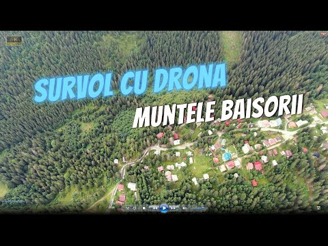 Survol cu drona in zona Muntele Baisorii