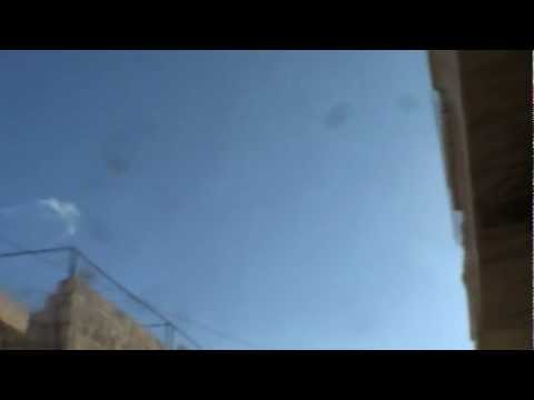 التصدي للطيران الحربي في منطقة معرة النعمان في ريف إدلب بواسطة الرشاشات الثقيلة من قبل لواء المرابطين ضمن معركة البنان المرصوص