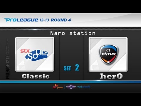 [0427] Classic(STX) vs herO(CJ) 2SET  Naro station - Stracraft 2,esportstv,SPL