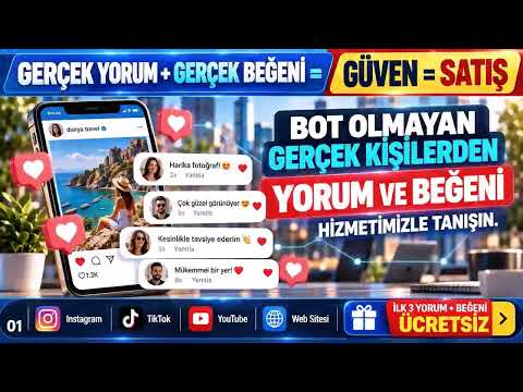 Gerçek Yorum ve Beğeni