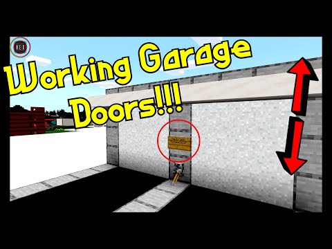 Neumatix - Minecraft Bedrock: Redstone Garage Doors!
