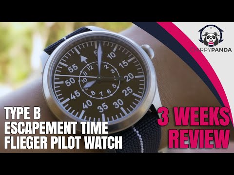 Should you buy this budget $100 Flieger Watch? Escapement Time Type B Pilot Watch Full Review