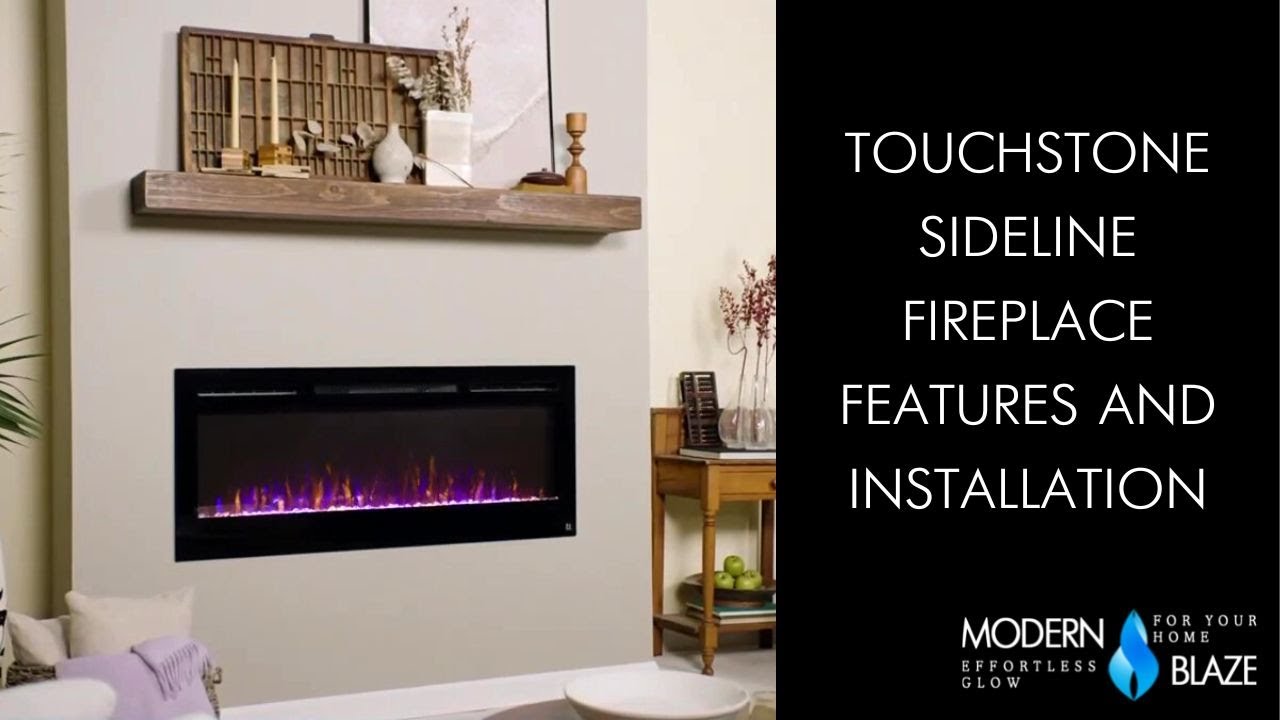 Touchstone Sideline 50-Inch Electric Fireplace — Modern Blaze
