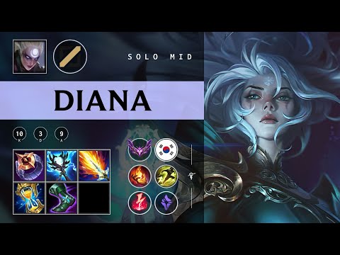 Diana Mid vs Morgana - KR Master Patch 25.22