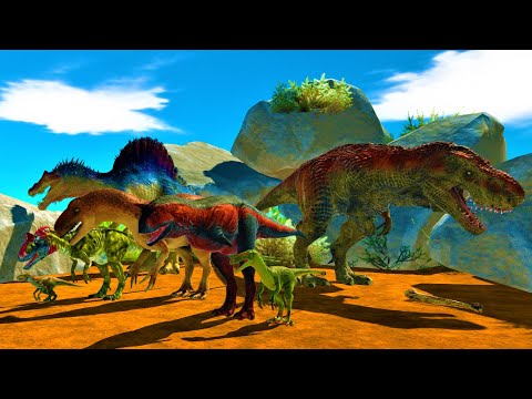 CARNIVORE DINOSAURS KINGDOM CHALLENGE animal revolt battle simulator