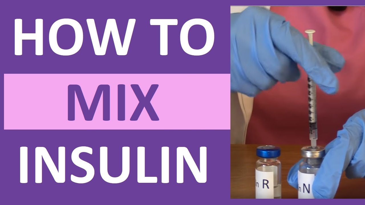 How to Mix Insulin NPH and Regular Insulin Nursing | Mixing Insulin Clear to Cloudy
