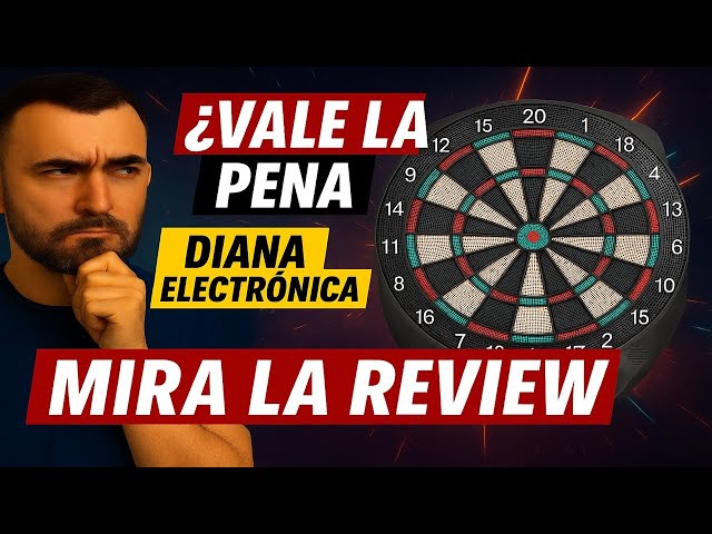 Vídeo relacionado con DartPro Diana electrónica - Juego de Diana con 6 Dardos de Punta Suave [utilizables sin Cables] - Diana innovadora con 65 variaciones - [para 1-8 Jugadores]
