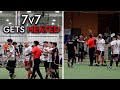 7v7 INDOOR SOCCER GAME GETS HEATED Mic D Up Astro FC Vs Saturday FC