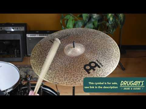 22" Meinl Byzance Dark Big Apple Dark Ride Cymbal 2312g *Video* image 7