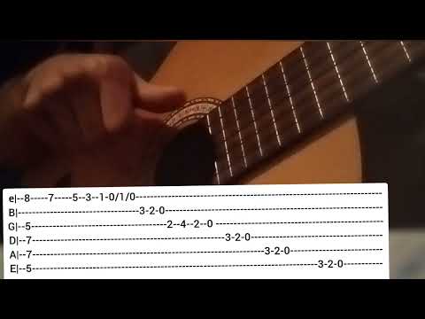 The guitar of actarus tab (goldorak) part 2 