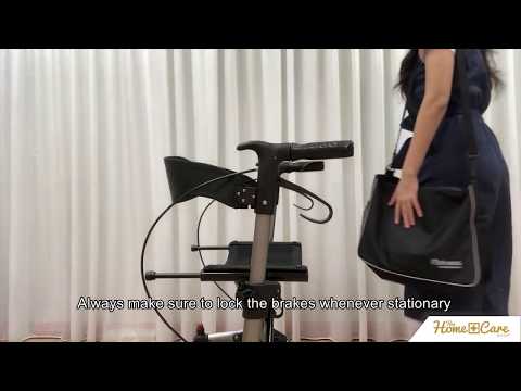 HomeCare Shop Malaysia - How to Use A Mobeez Rollator 9288 Indoor and Outdoor Guide