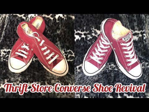 Thrift Store Converse Shoe Revival