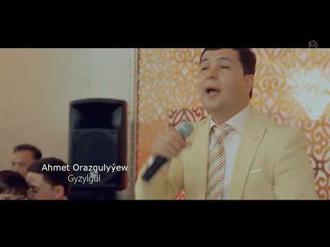 Ahmet Orazgulyýew toýdan pursat Gyzylgûl Kakowjan  Öwezow halypamyñ repertuwryndan