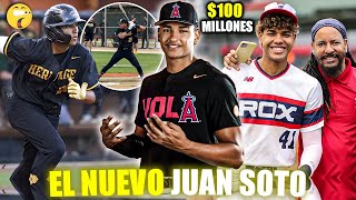Lo que NO SABIAS de LUCAS RAMIREZ el hijo de Manny Ramirez que Firmó con ANGELS y el NUEVO JUAN SOTO