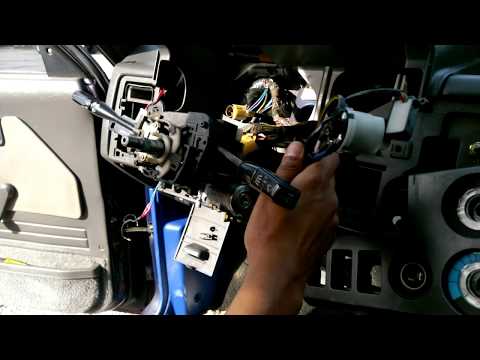 Ignition Switch replacement on a 1990 Mazda B2200.