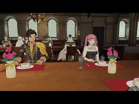 Claude and Hilda eating stg