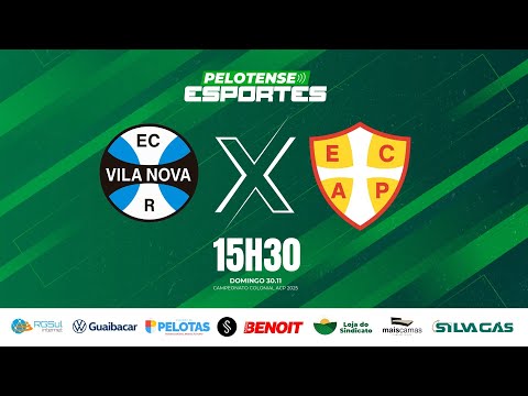 VILA NOVA X ARROIO DO PADRE | GRANDE FINAL COLONIAL 2025 ACP | RÁDIO PELOTENSE AO VIVO | 30/11/2025