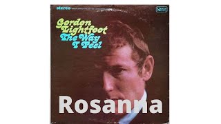 Acoustic guitar solo song: Rosanna by Gordon Lightfoot