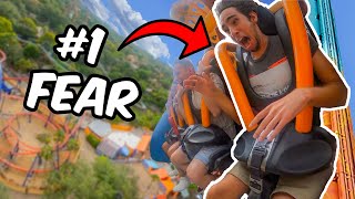 I Conquered My Extreme Fear Of Roller Coasters *EPILEPSY WARNING*